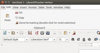 Libreoffice developers working on new toolbar layout