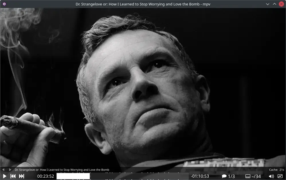 Mpv official screenshot 2026 page - Top 5 Free Media Players on Ubuntu 24.04