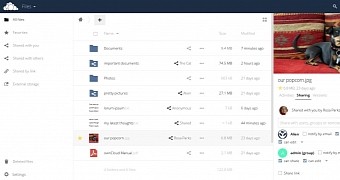 Owncloud server 8 2 officially released with revamped gallery app notifications