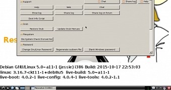 Rescatux 0 40 beta 1 live cd adds selinux support based on debian 8 jessie