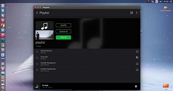 Watch convergent ubuntu phone music app on the ubuntu linux desktop