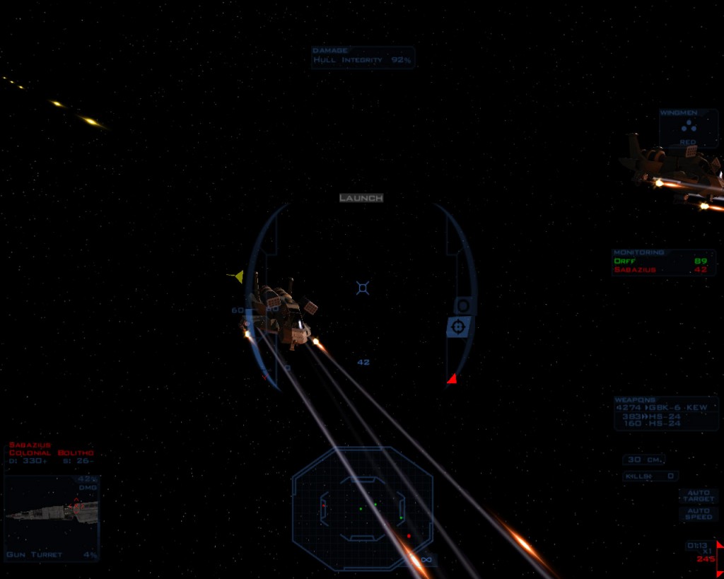 Diaspora game raptor space fight
