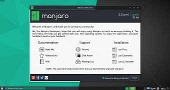 Second preview of manjaro linux 15 12 brings kde plasma 5 4 3 linux kernel 4 3