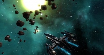 Vendetta online 1 8 360 3d space combat game improves the glow effect