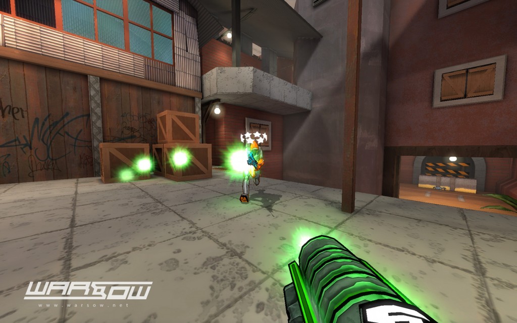 Warsow game demo screenshot
