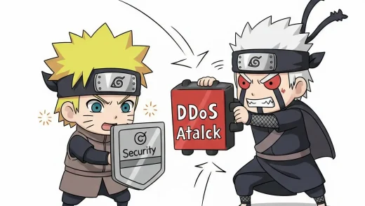 Naruto vs bad guy ddos prevent