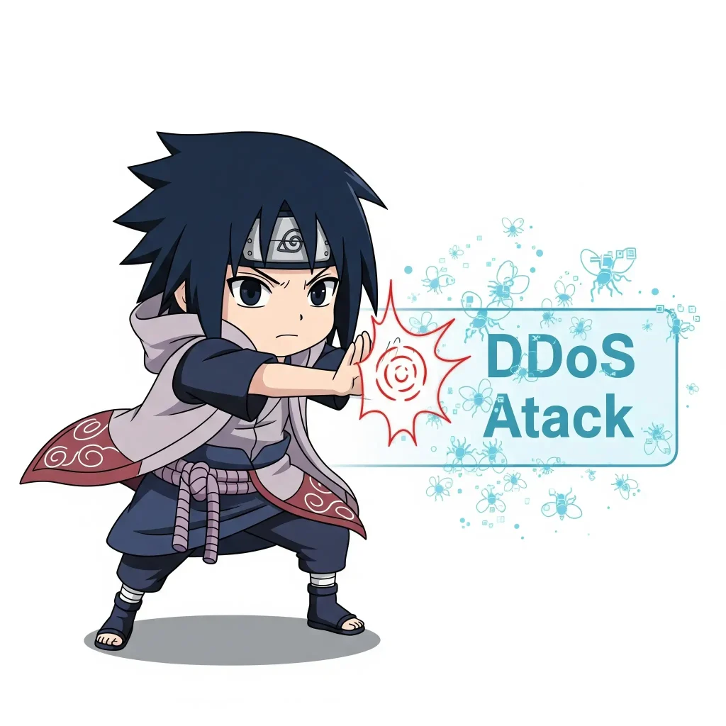Sasuke vs ddos attack linux