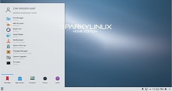 Sparkylinux 4 2 is based on debian 9 stretch adds enlightenment 0 20 and lxqt 0 10