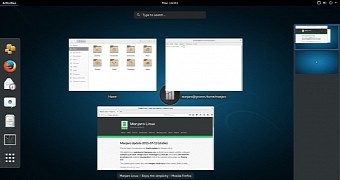 Manjaro linux gnome 15 12 distribution officially released includes gnome 3 18 2