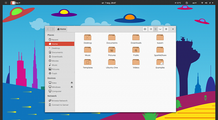 Numix theme flat icons