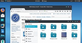 Rosa desktop fresh gnome r7 out now switches to korora s material design theme