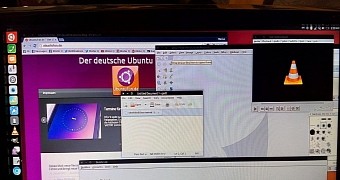 Ubuntu phone s unity 8 convergence progress captured in a single photo