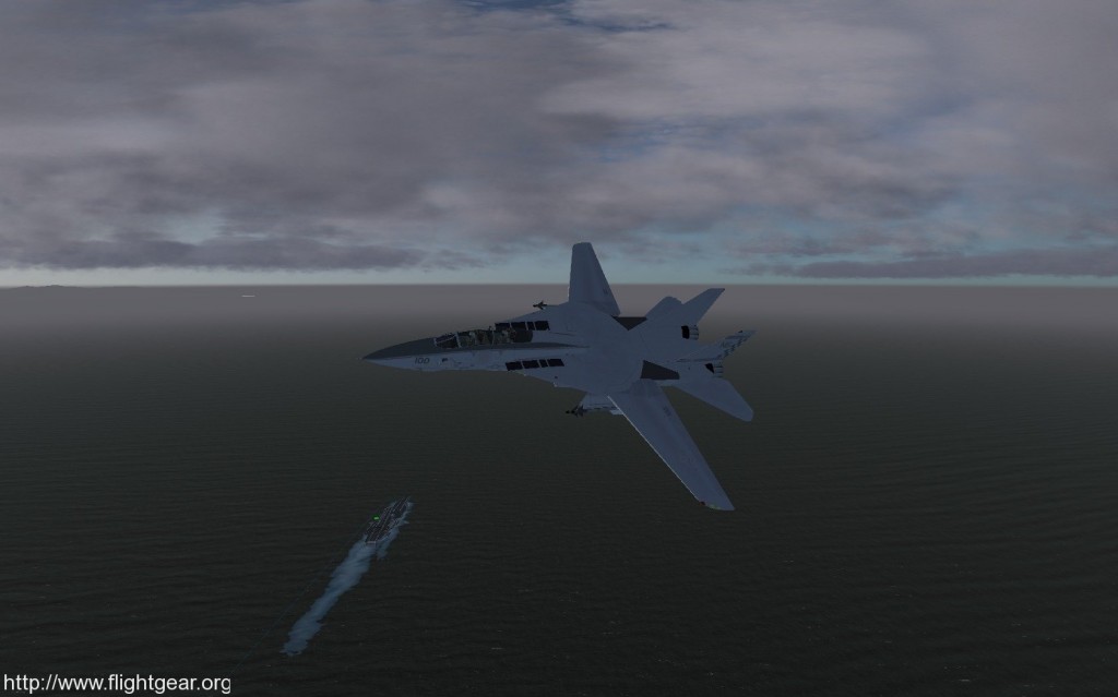 Flightgear game f16