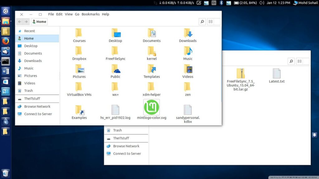 Windows 10 theme for linux