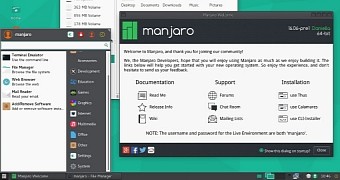 Manjaro linux 16 06 will be dubbed daniella to ship with a polished xfce ui