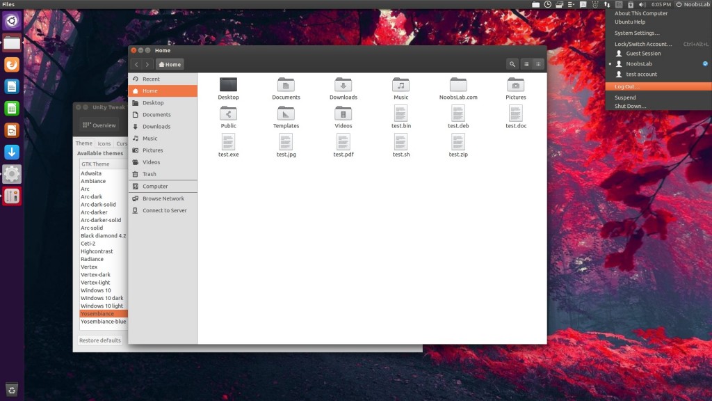 Yosembiance gtk linuxmint