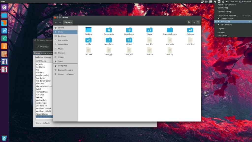 Yosembiance theme for linux