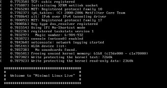 Minimal linux live is now based on linux kernel 4 4 6 lts and busybox 1 24 2