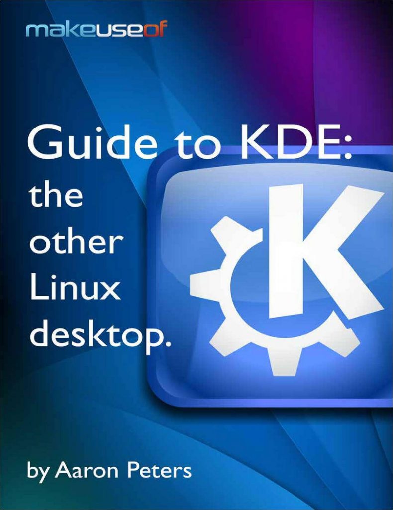 Guide to KDE Linux Desktop Book