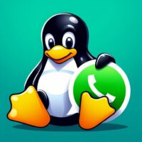 Whatsapp linux mascots