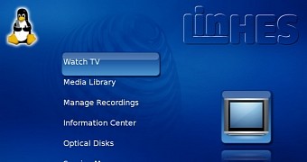Arch linux based linhes 8 4 os launches with kodi 16 1 mythtv 0 28 and openpht