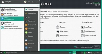 Manjaro linux 16 06 release candidate 1 is out with linux kernel 4 6 support
