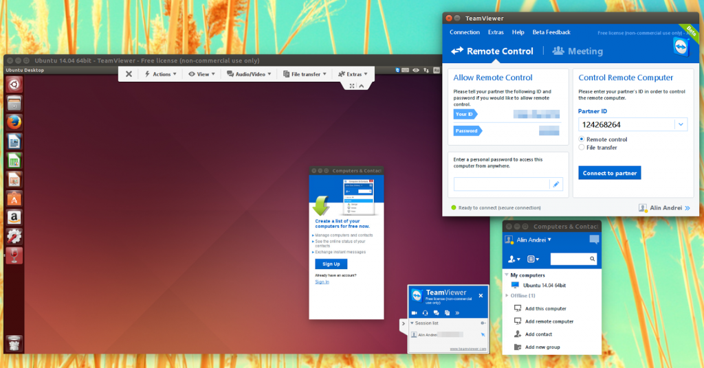 Teamviewer for ubuntu