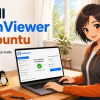 Teamviewer install guide cover on ubuntu