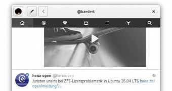 Corebird 1 3 native linux twitter client released with self retweeting support