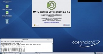 Openindiana operating system gets mate 1 14 desktop environment new isos