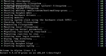 Server oriented alpine linux 3 4 3 lands with kernel 4 4 17 lts owncloud 9 0 4