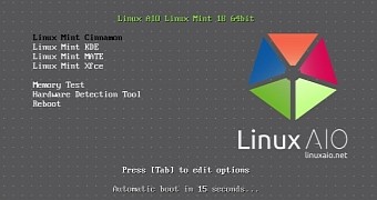 You can now have a single live iso image with all the linux mint 18 flavors