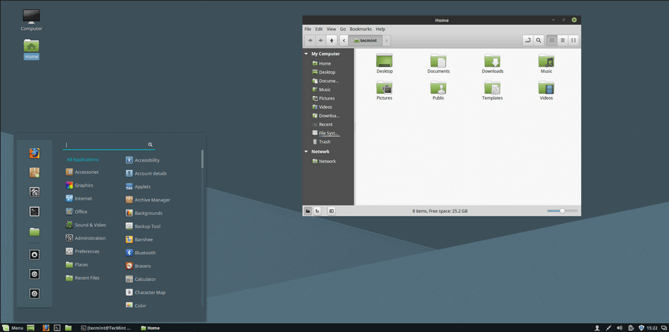 Adapta theme for linux mint