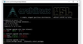 Alwsl project lets you install arch linux in the windows subsystem for linux