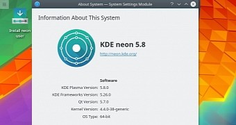 Kde neon 5 8 user edition linux os offers the latest kde plasma 5 8 lts desktop