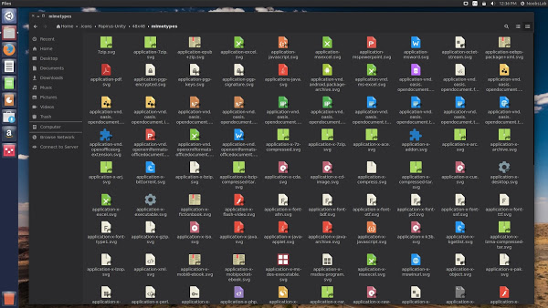 Papirus icon theme install