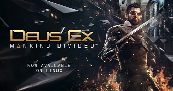 Deus ex mankind divided officially released on steam for linux and steamos