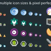 Multiple icon sizes