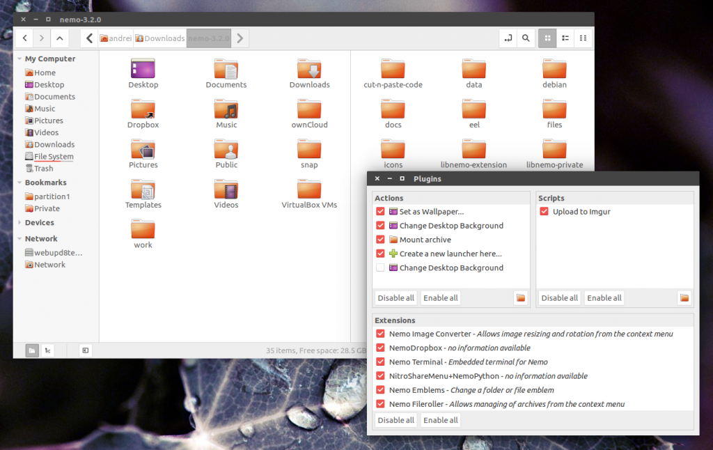 Nemo file manager for ubuntu