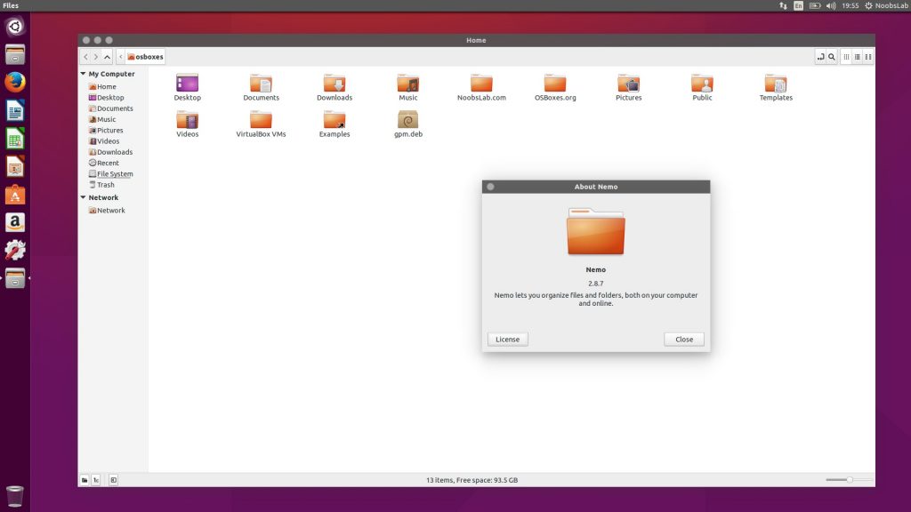 Nemo file manager updated