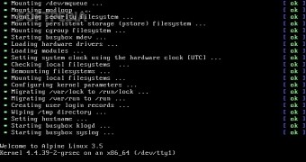 Alpine linux 3 5 1 released with linux kernel 4 4 45 lts new security updates
