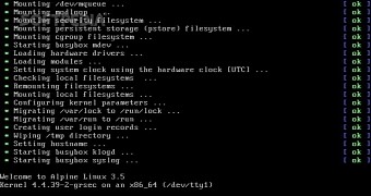 Alpine linux 3 5 1 released with linux kernel 4 4 45 lts new security updates
