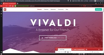Vivaldi 1 7 to introduce mappable keyboard shortcuts for the screenshot feature