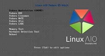 You can now have all the official fedora 25 linux spins on a single iso image exclusive