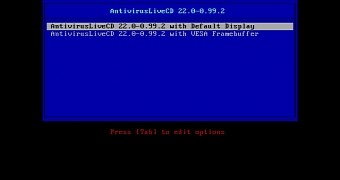 Antivirus live cd 22 0 0 99 2 launches based on 4mlinux 22 0 and clamav 0 99 2