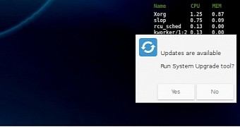 New sparkylinux tool notifies users about new updates right on their desktops