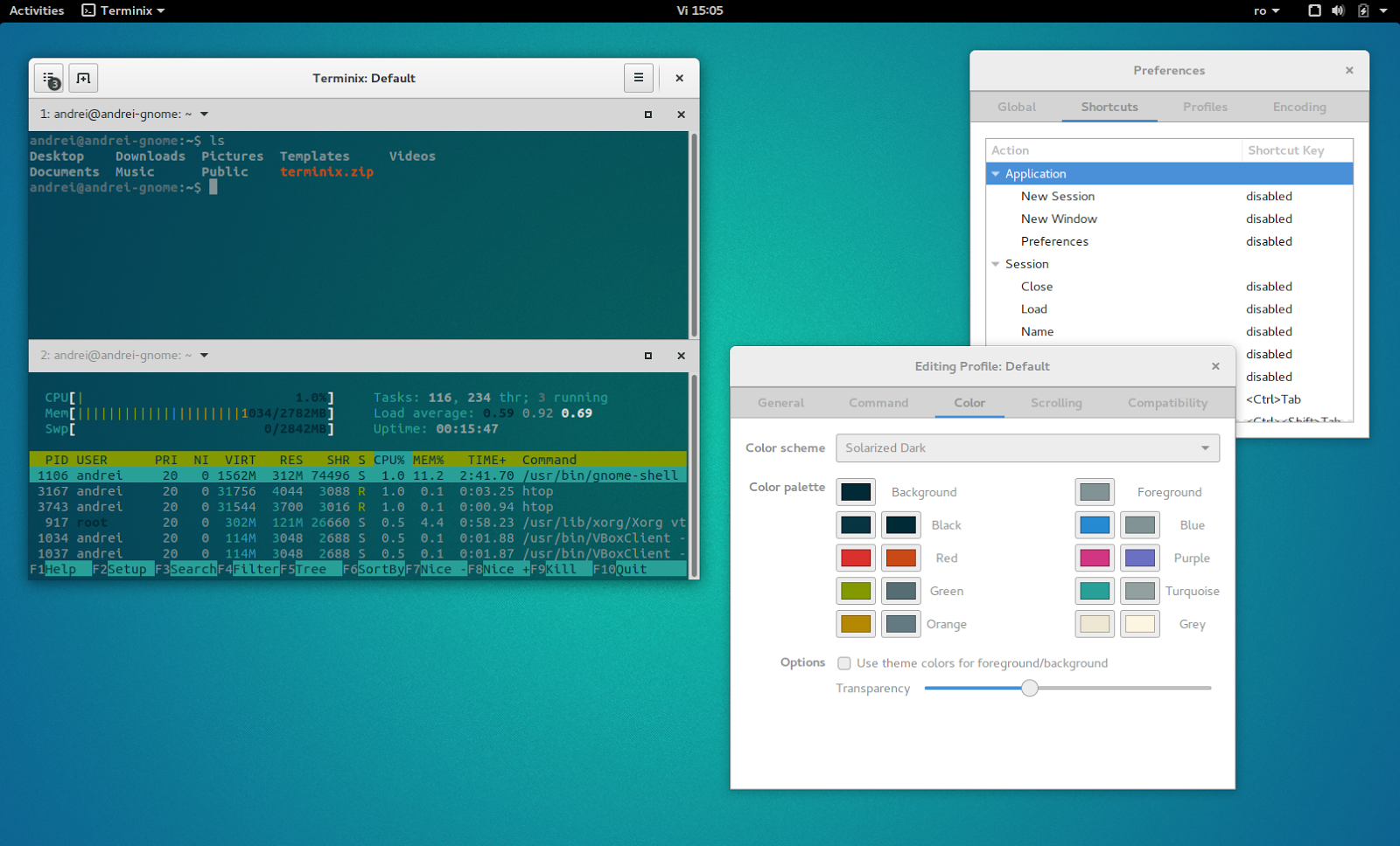 Tilix Terminal Emulator