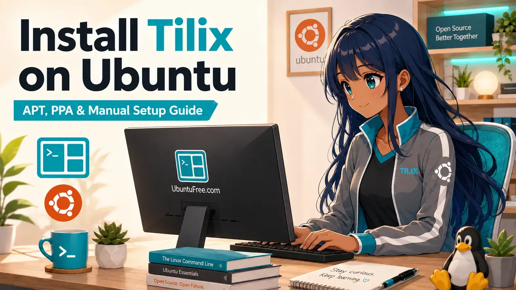 Tilix for linux cover - How to Install Tilix on Ubuntu 26.04 - Complete Guide