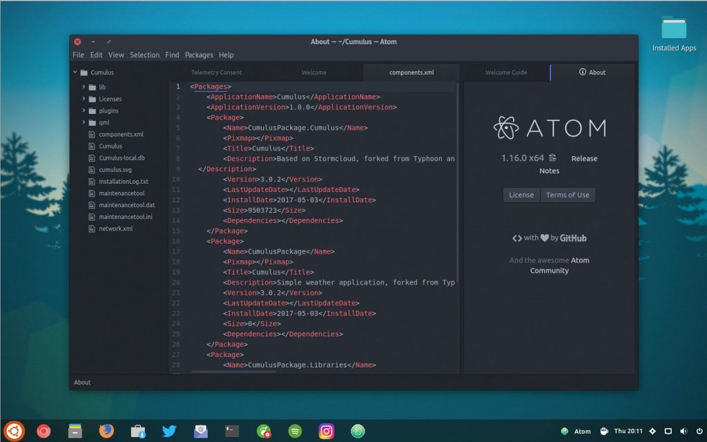 Atom For Linux