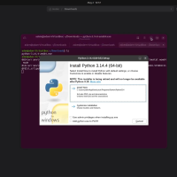 Python installed via wine on ubuntu